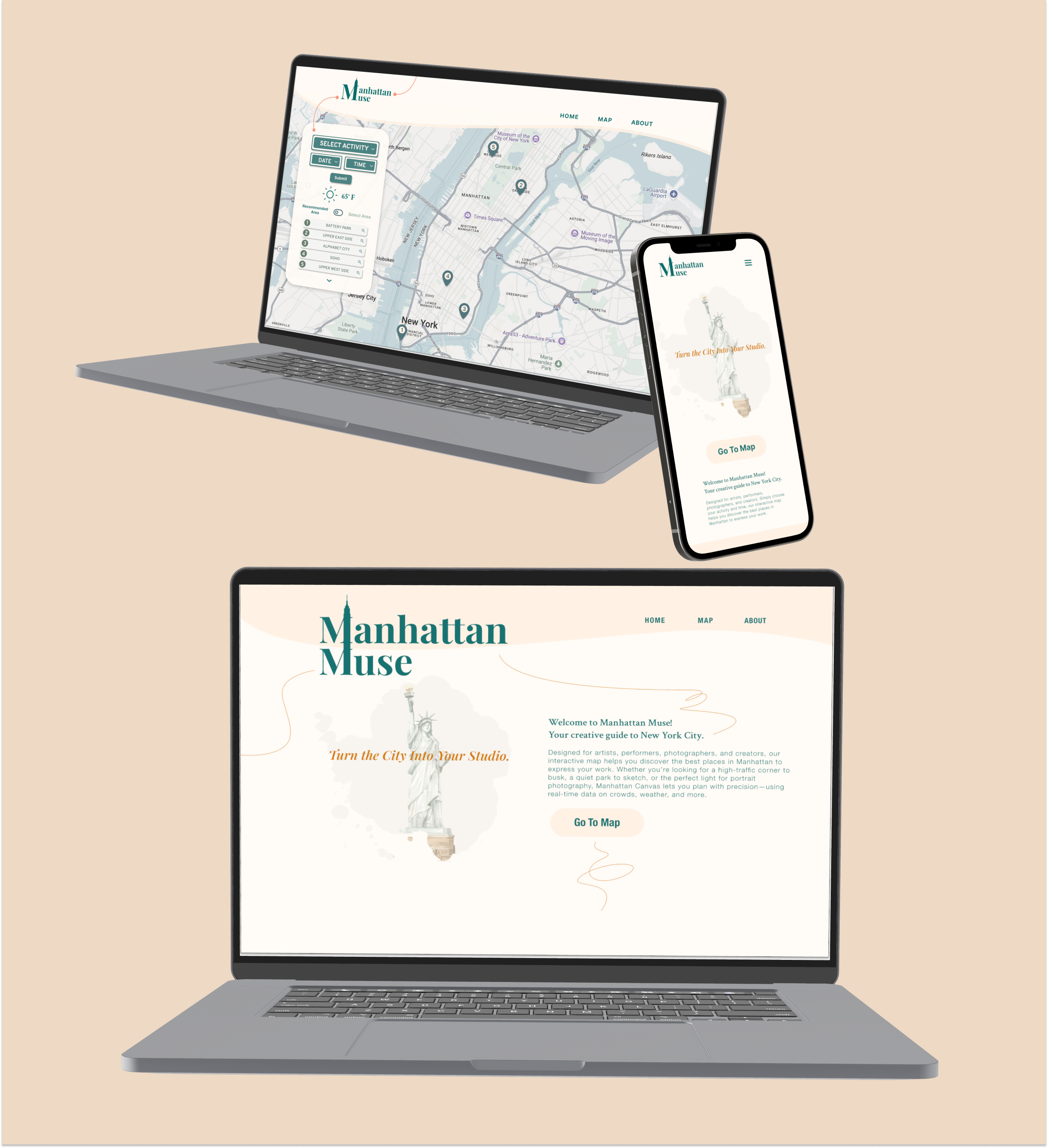 Web design screenshot 2