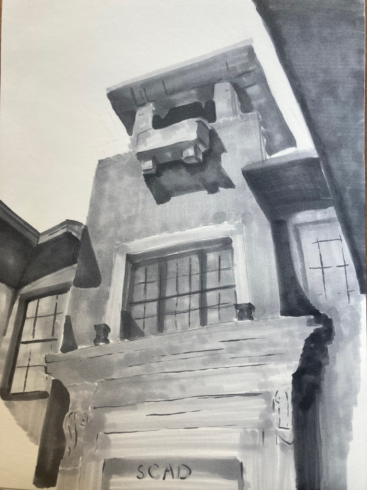 Brush Exterior Sketch