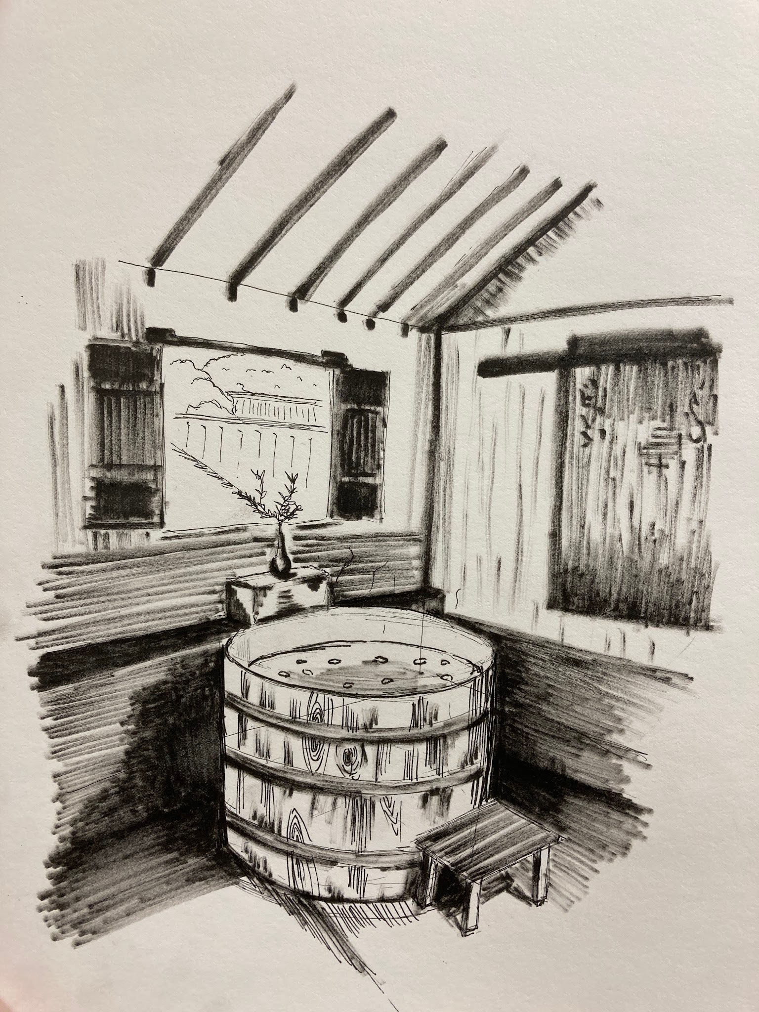 Brush Interior Sketch