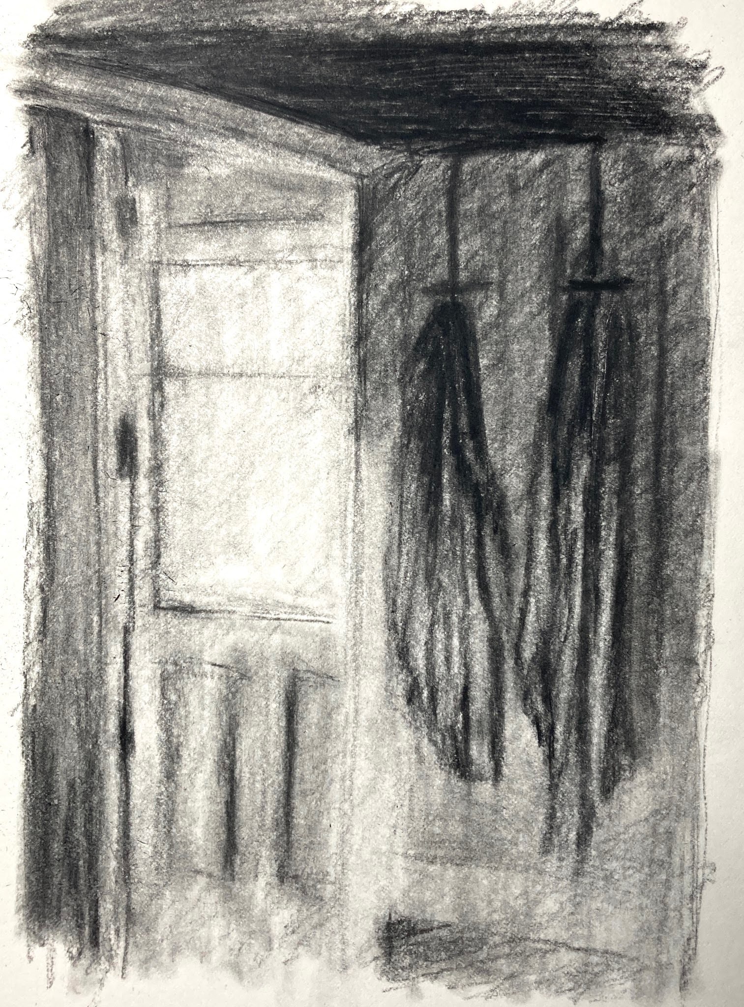 Charcoal Interior Sketch 1