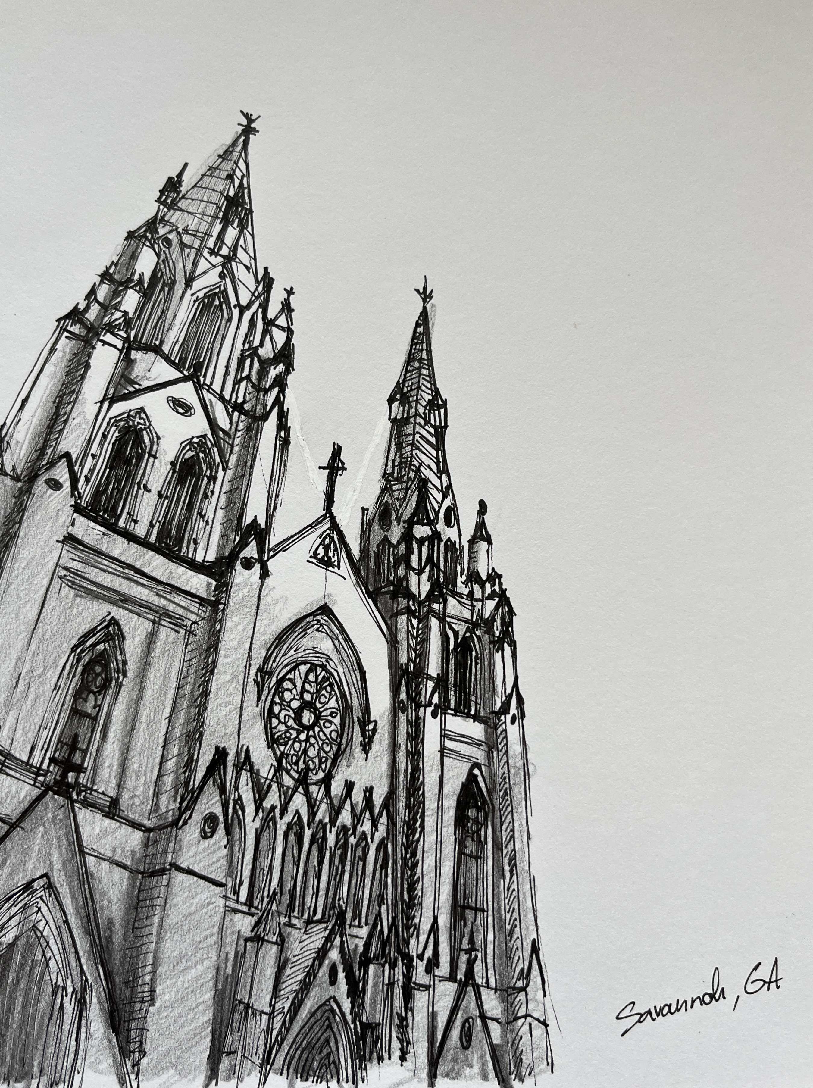 Pen Architecture Sketch