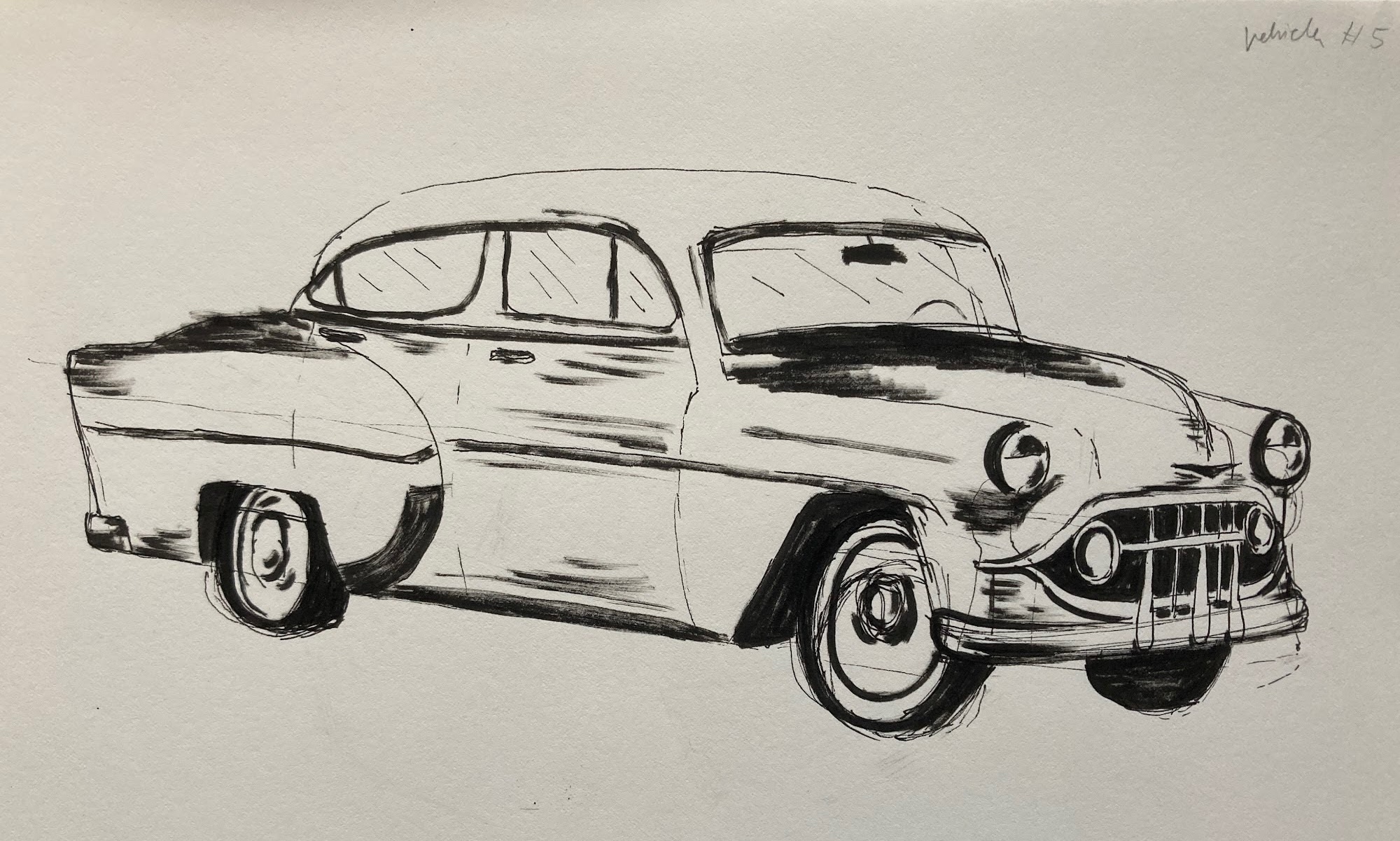 Pen Car Sketch